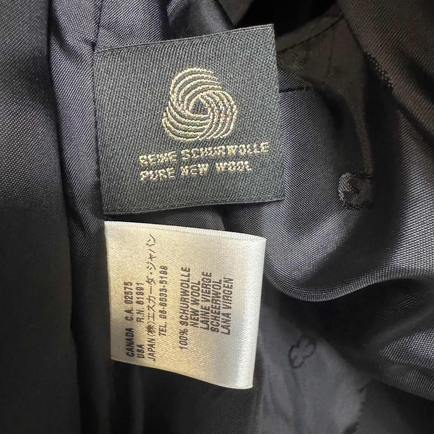 Floral Embroidered Blazer Designer By Escada In Black, Size: M (40 EU)