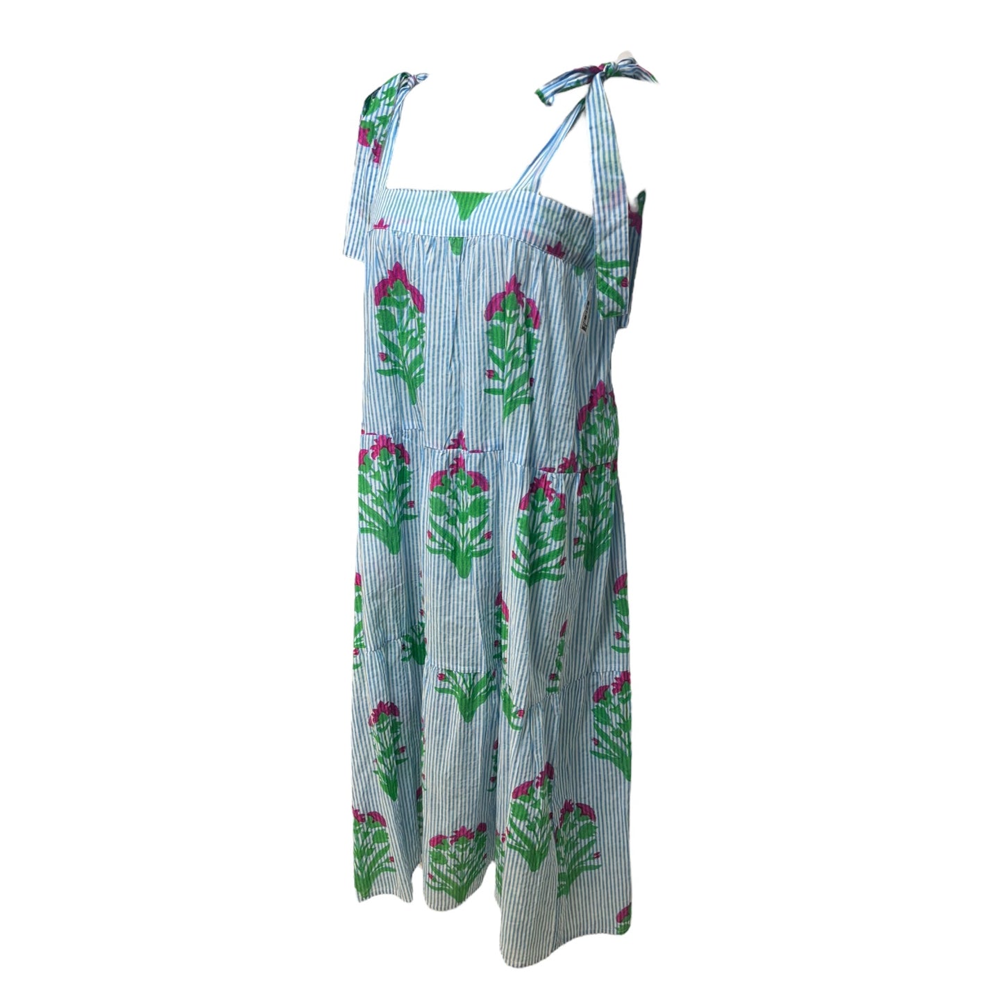 Winslow Dress By Block Prints X Anthropologie In Tropical Print, Size: S