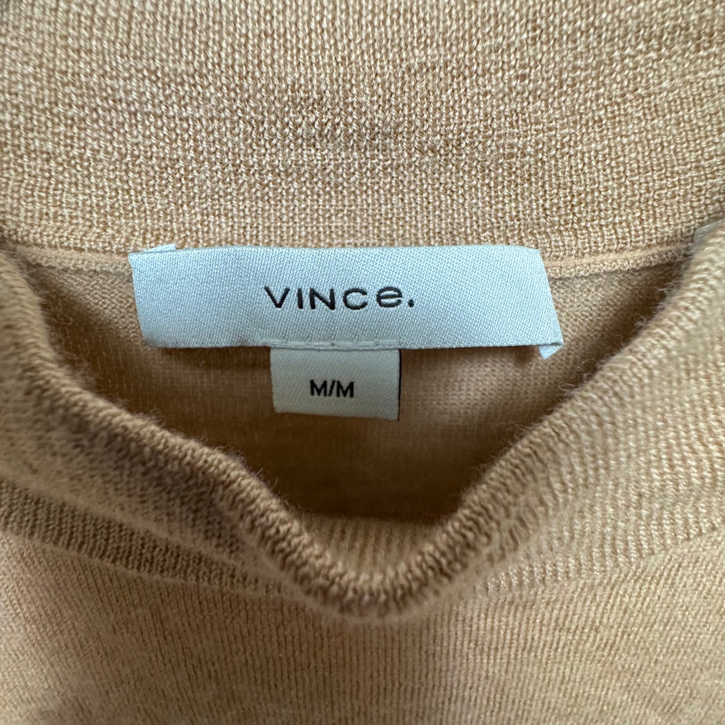 Wool Sweater By Vince In Tan, Size: M