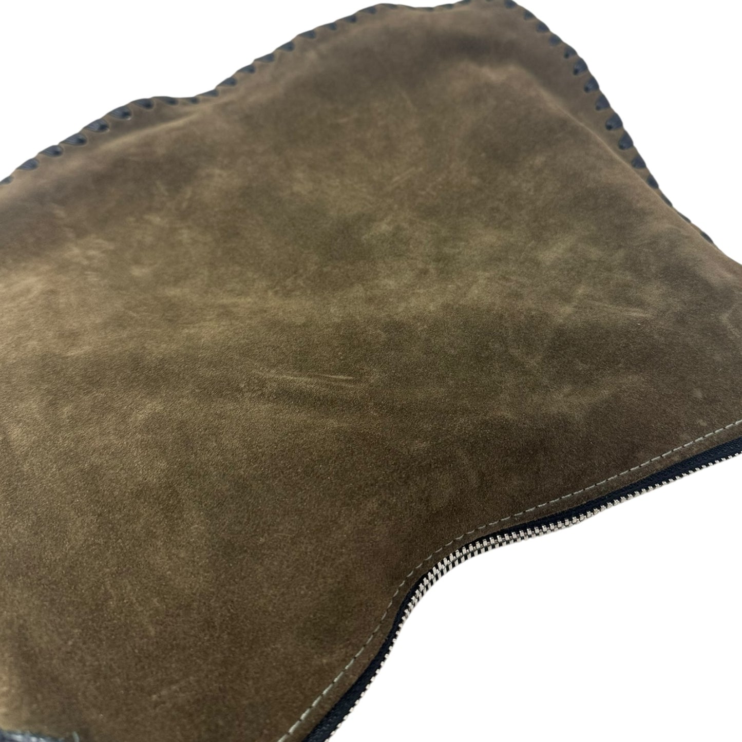 Lacey Suede Handbag Leather By Laggo, Size: Medium
