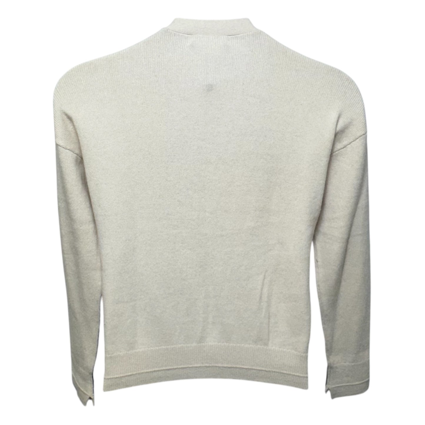 Organic Cotton & Recycled Cashmere Cardigan By Maria McManus In Black & Tan, Size: M