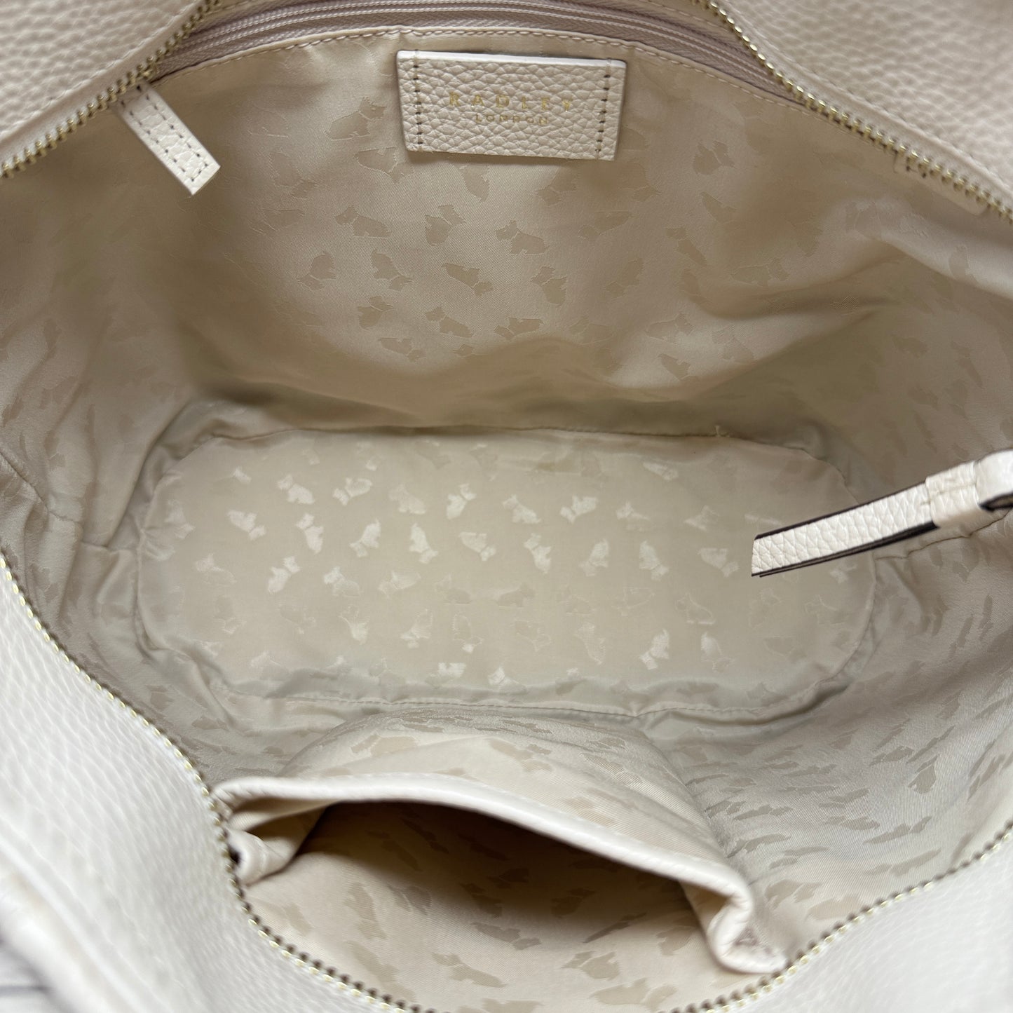 Threadneedle Leather Street Cable Open Top Shoulder Bag By Radley London, Size: Medium