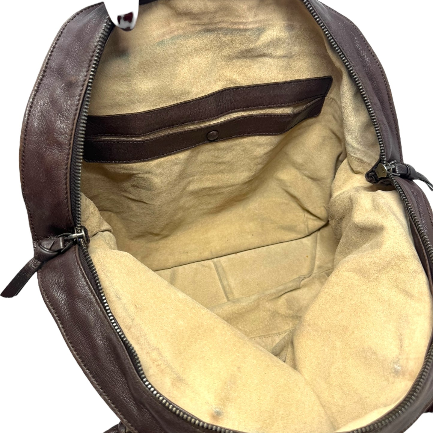 Intrecciato Stitched Leather Hobo Shoulder Bag Luxury Designer By Bottega Veneta, Size: Medium