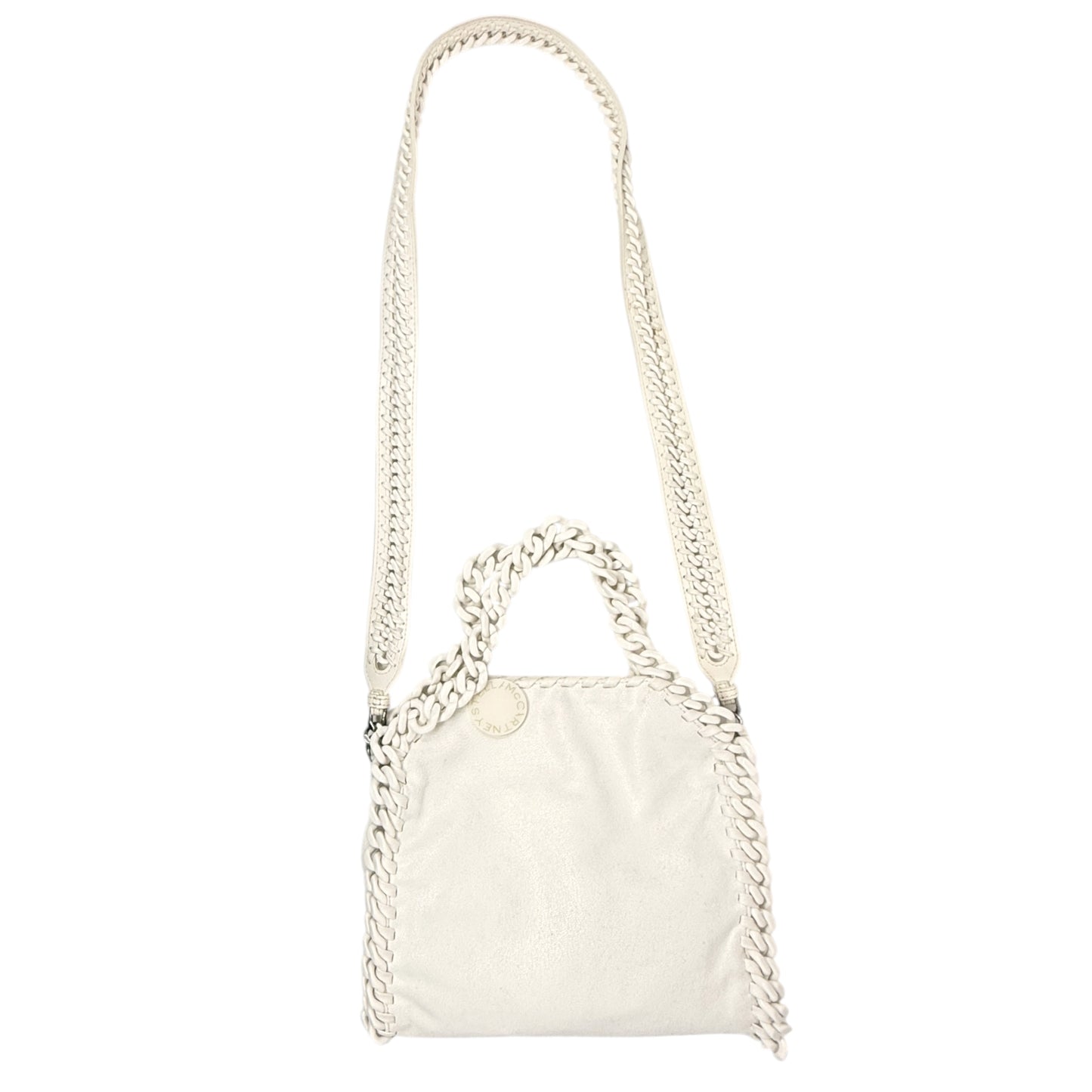 Falabella Candy Mini Shaggy Deer Vegan Leather Tote Luxury Designer By Stella Mccartney, Size: Medium