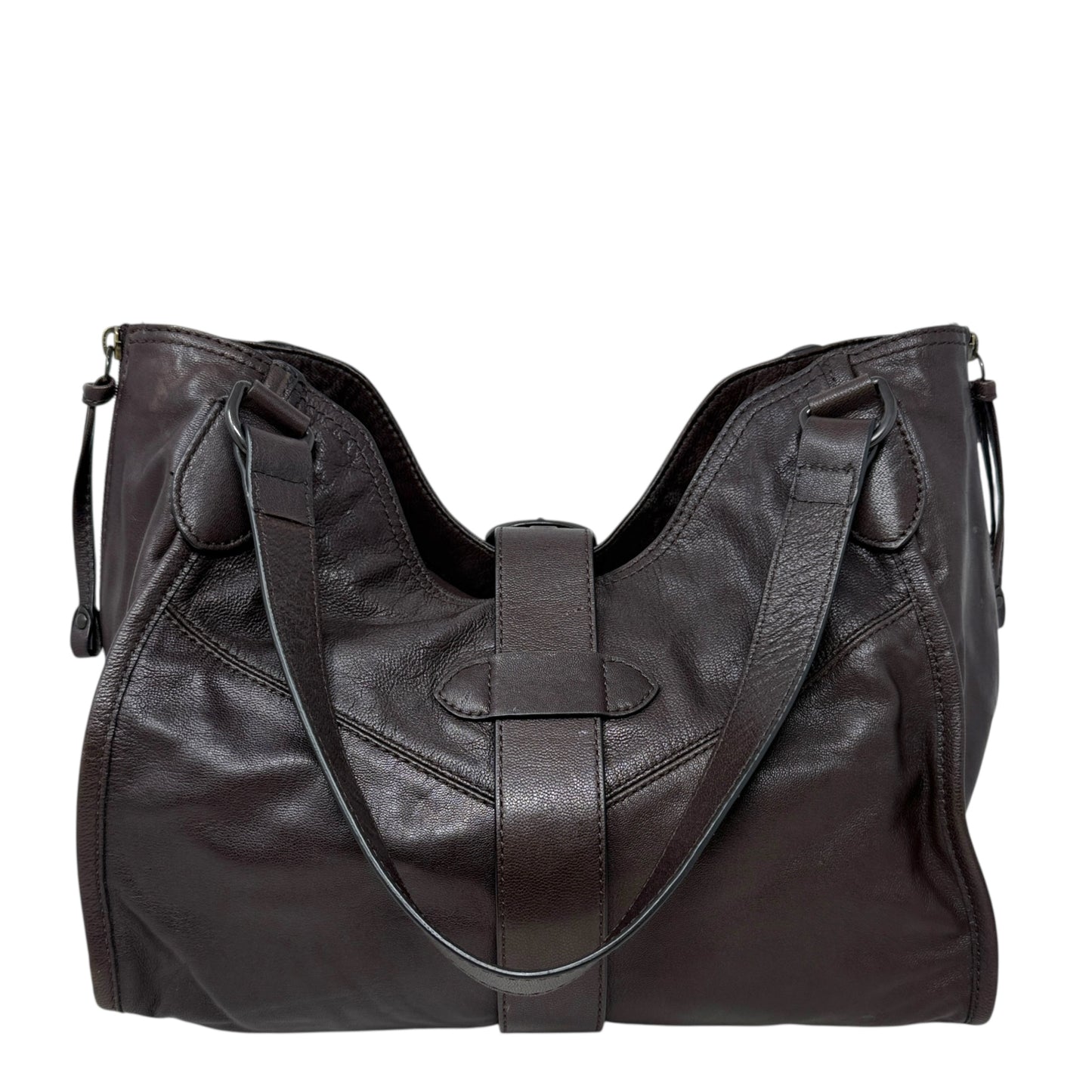 Gina Leather Tote Designer By Frye, Size: Medium