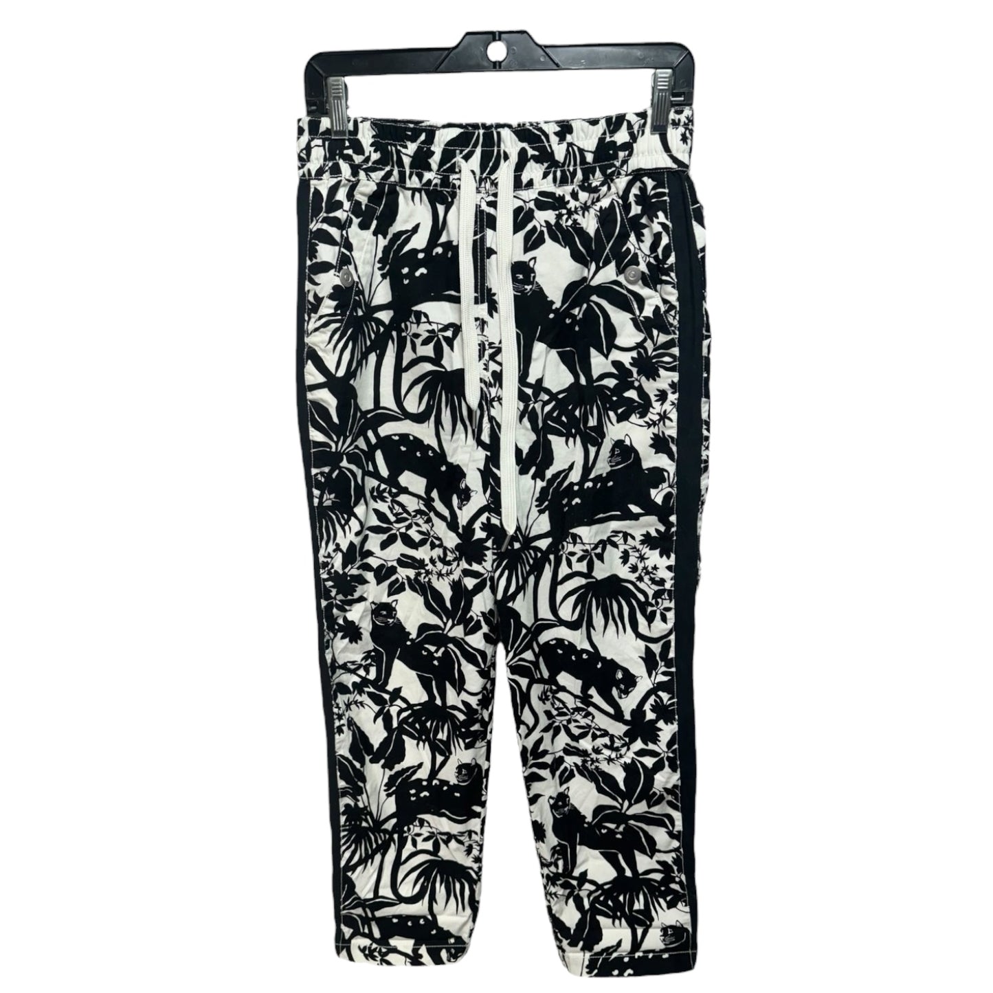 Jungle Jogger Pants By Maeve In Black & White, Size: XS