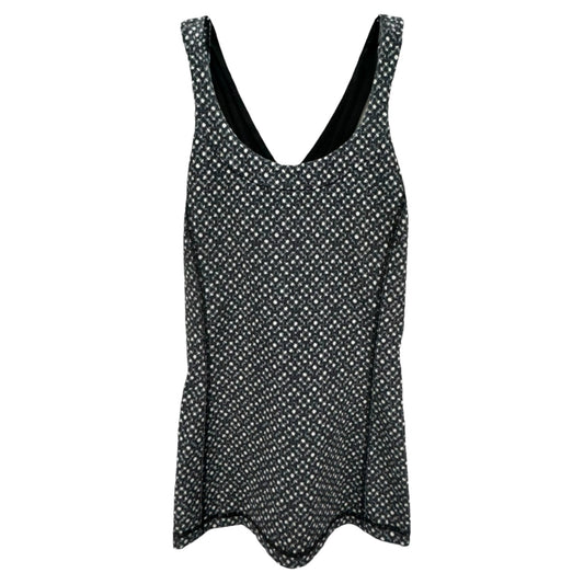 Enhearten Tank By Lululemon In Millie Mesh White Black / Black, Size: 6