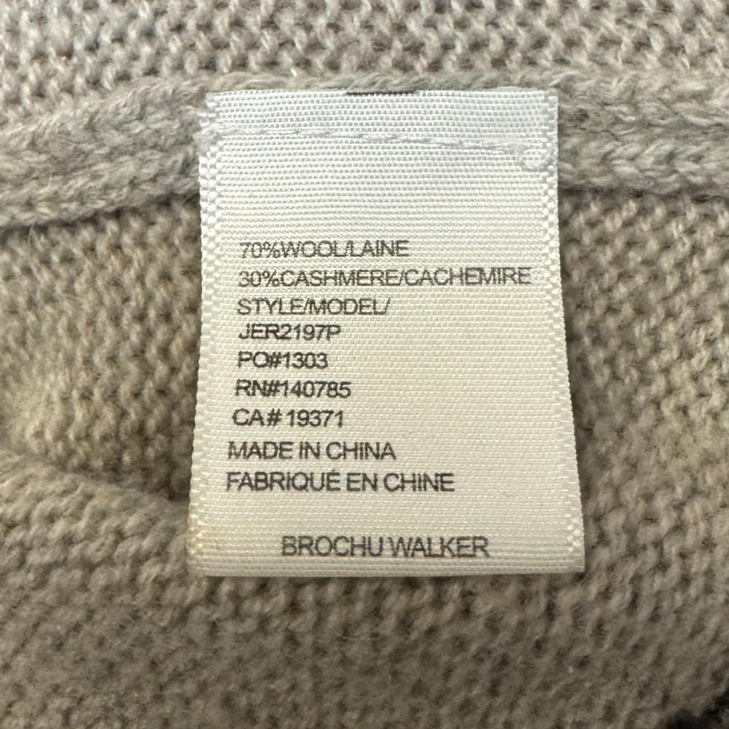AS IS The Looker Sweater By Brochu Walker In Taupe, Size: M