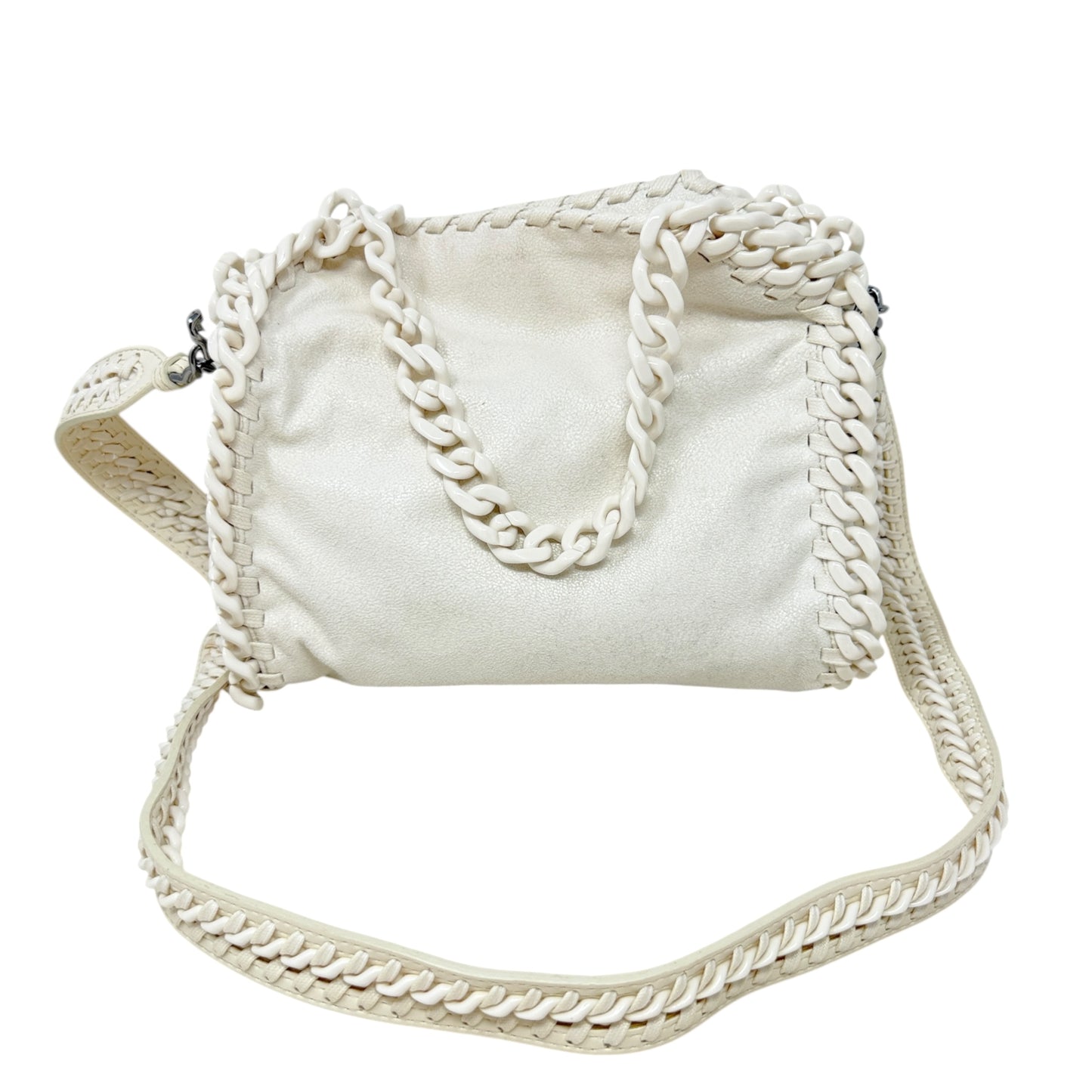 Falabella Candy Mini Shaggy Deer Vegan Leather Tote Luxury Designer By Stella Mccartney, Size: Medium