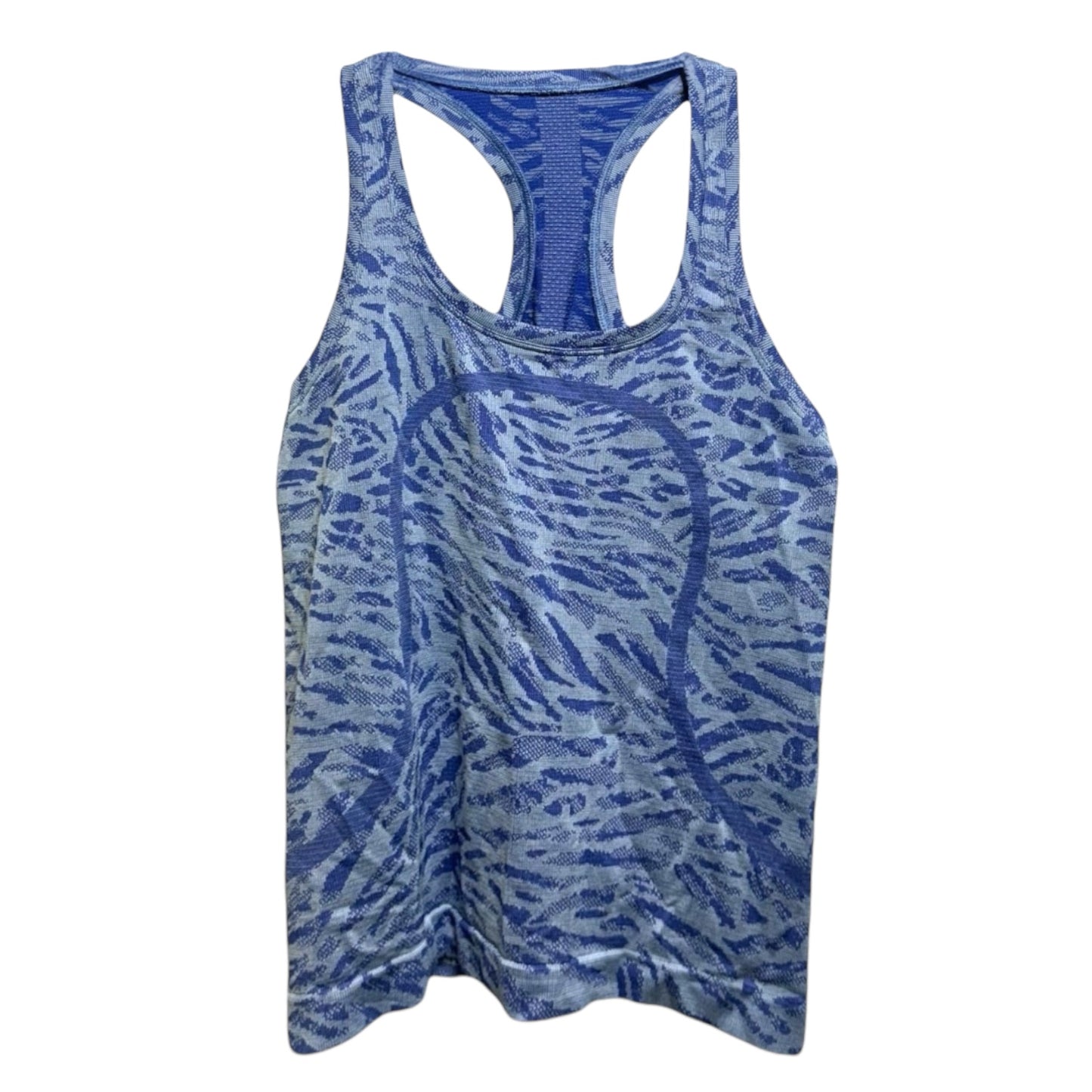 Swiftly Tech Tank By Lululemon In Primal Clash Psychic / Blue Linen, Size: 4