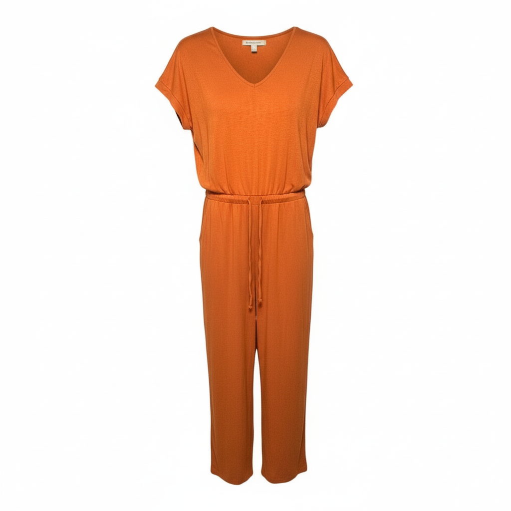 Jumpsuit By Soft Surroundings In Orange, Size: M TALL