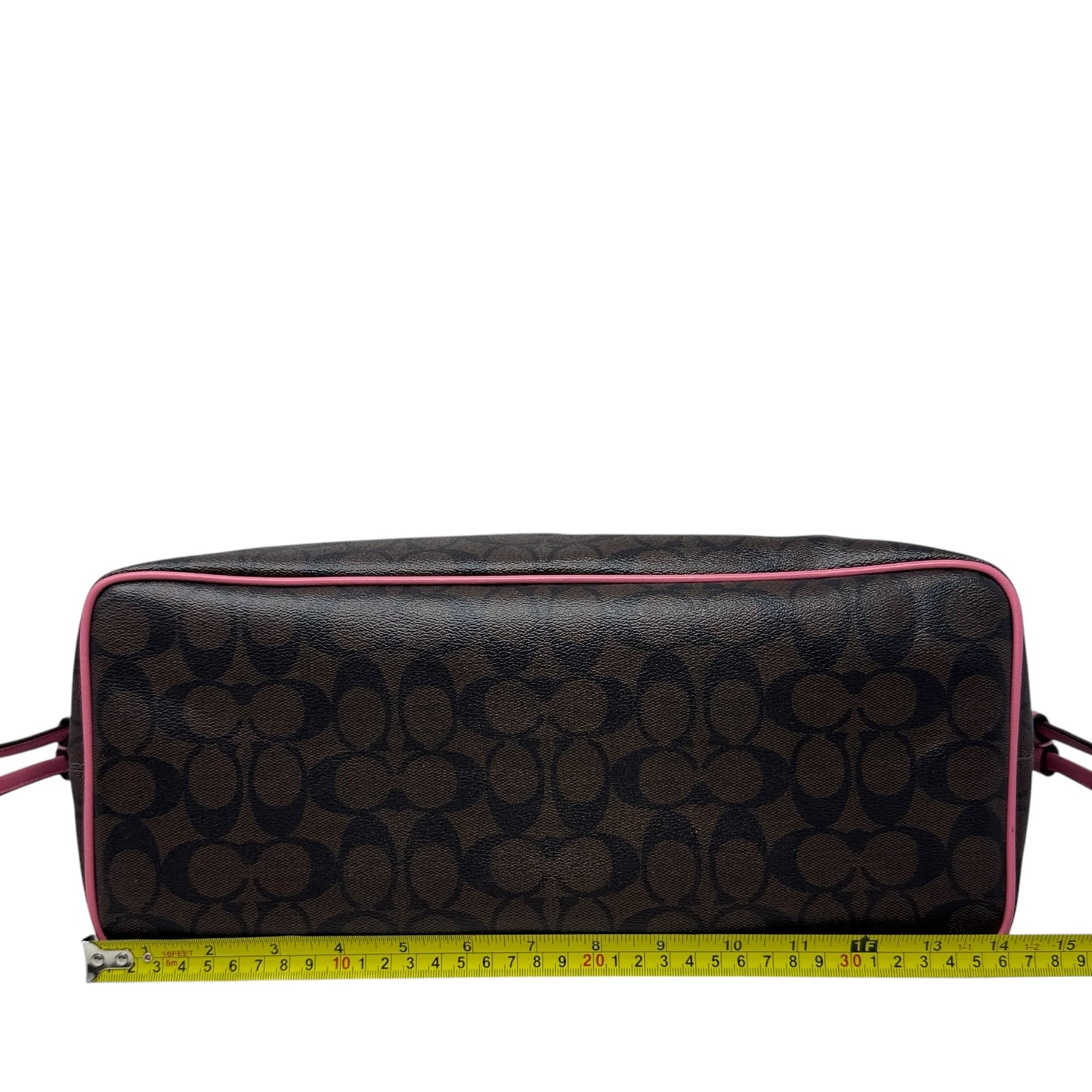 Signature Drawstring Carryall Designer By Coach, Size: Medium