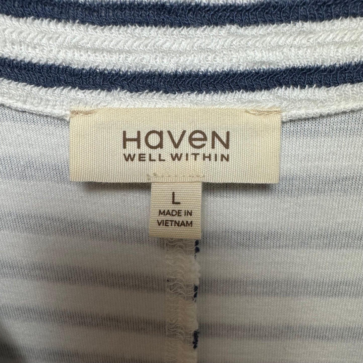 Dress Casual Maxi By Haven In Striped Pattern, Size: L