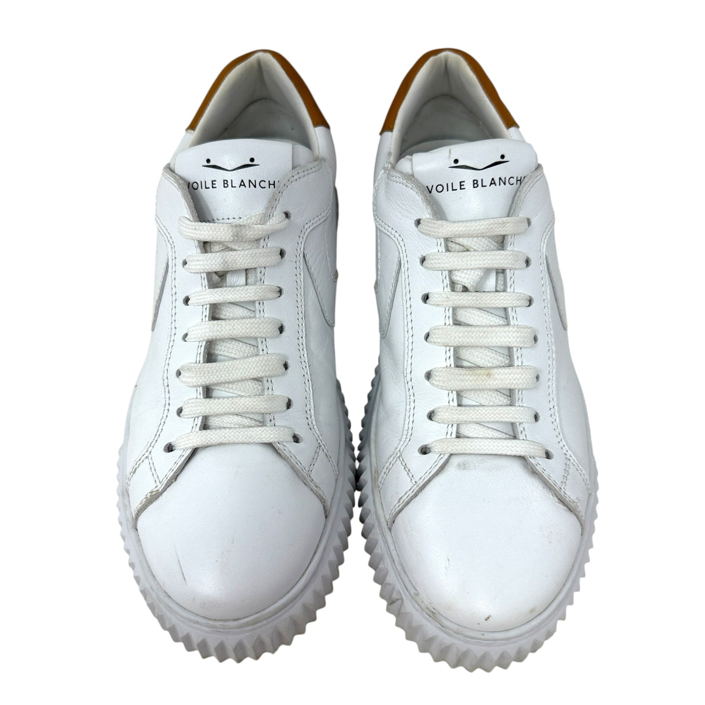 Lipari Leather Sneakers By Voile Blanche In White, Size: 9 (39)