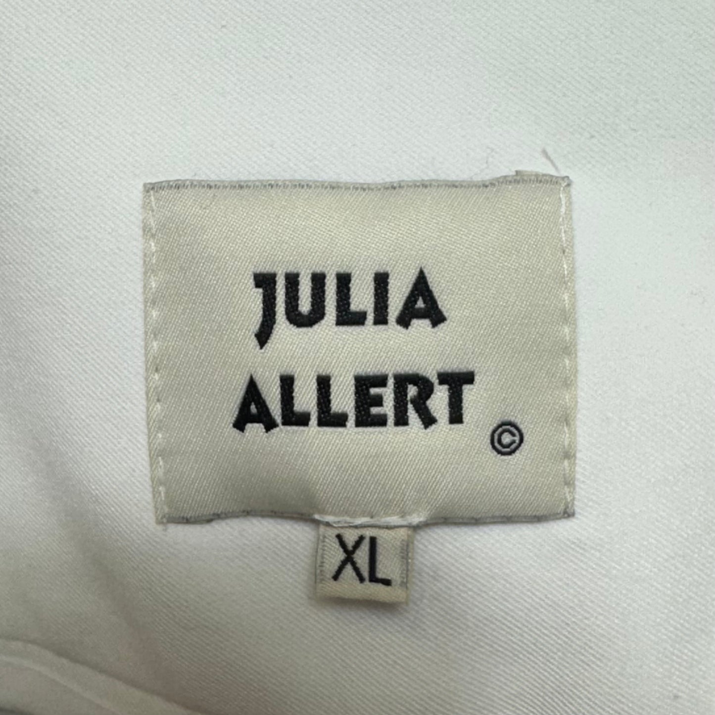 High Waist Long Wide Leg Trousers By Julia Allert In White, Size: XL