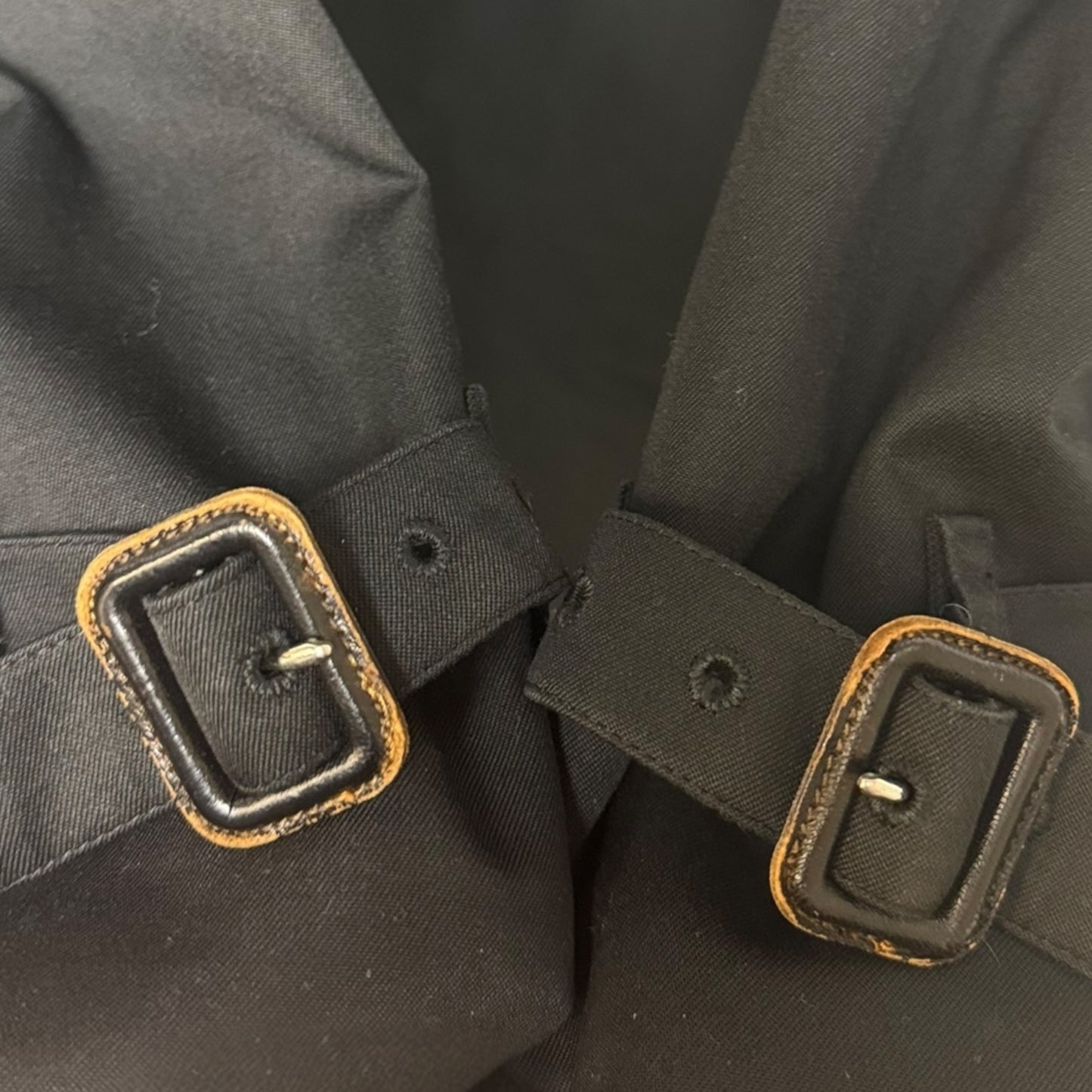 Nova Check Lined Belted Coat Luxury Designer By Burberry In Black, Size: XL (EU 46)