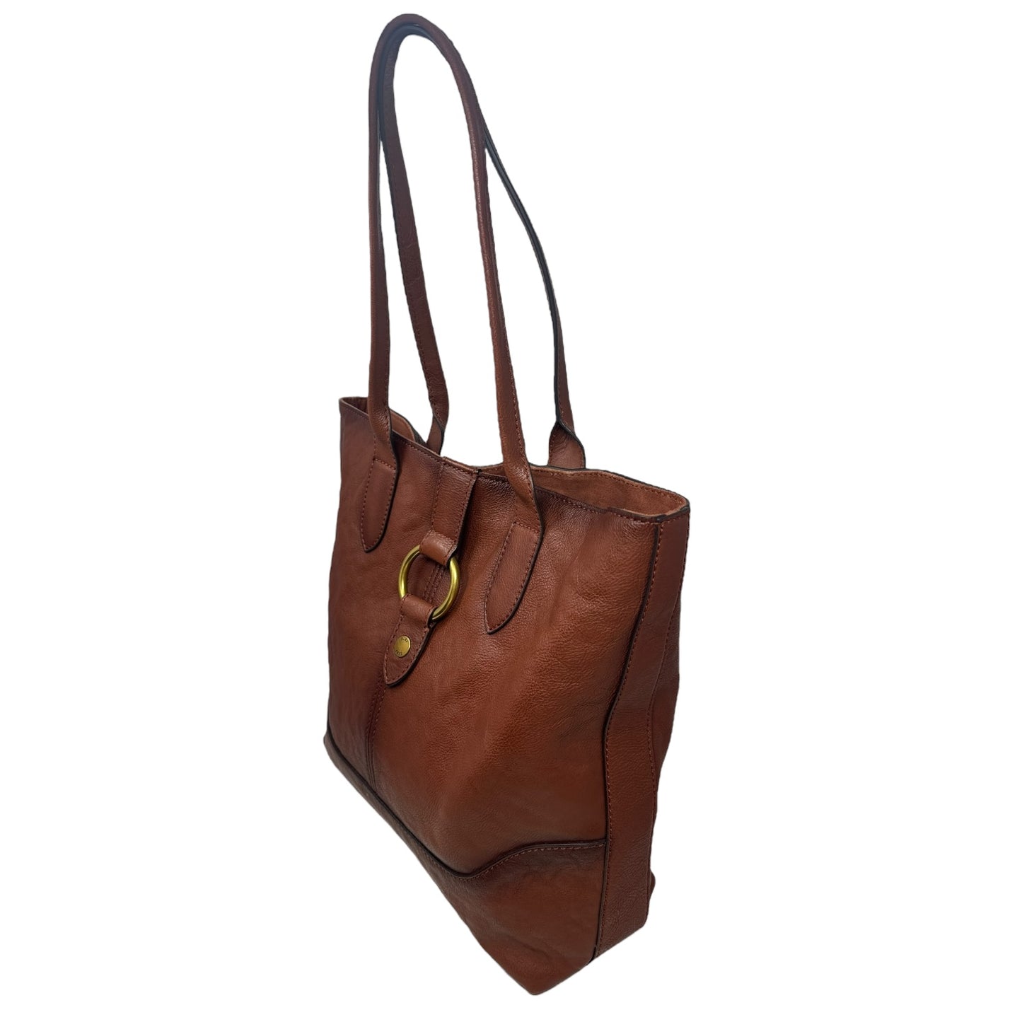 Leather Ring Tote Designer By Frye, Size: Large