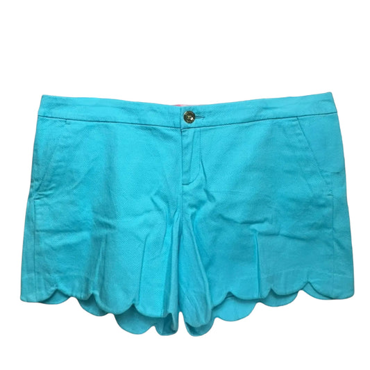Buttercup Shorts Designer By Lilly Pulitzer In Cumulus Blue, Size: 14