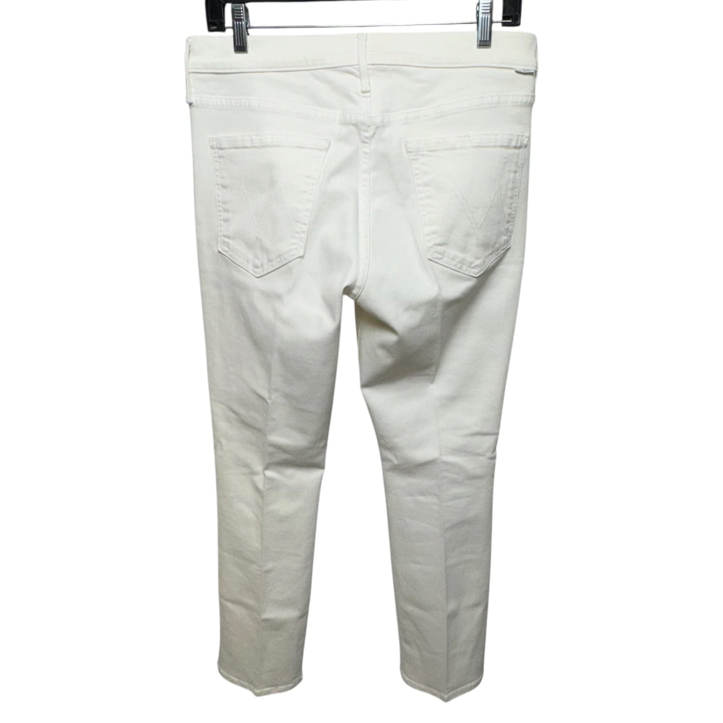 Mid Rise Dazzler Ankle Jeans By Mother In White, Size: 10