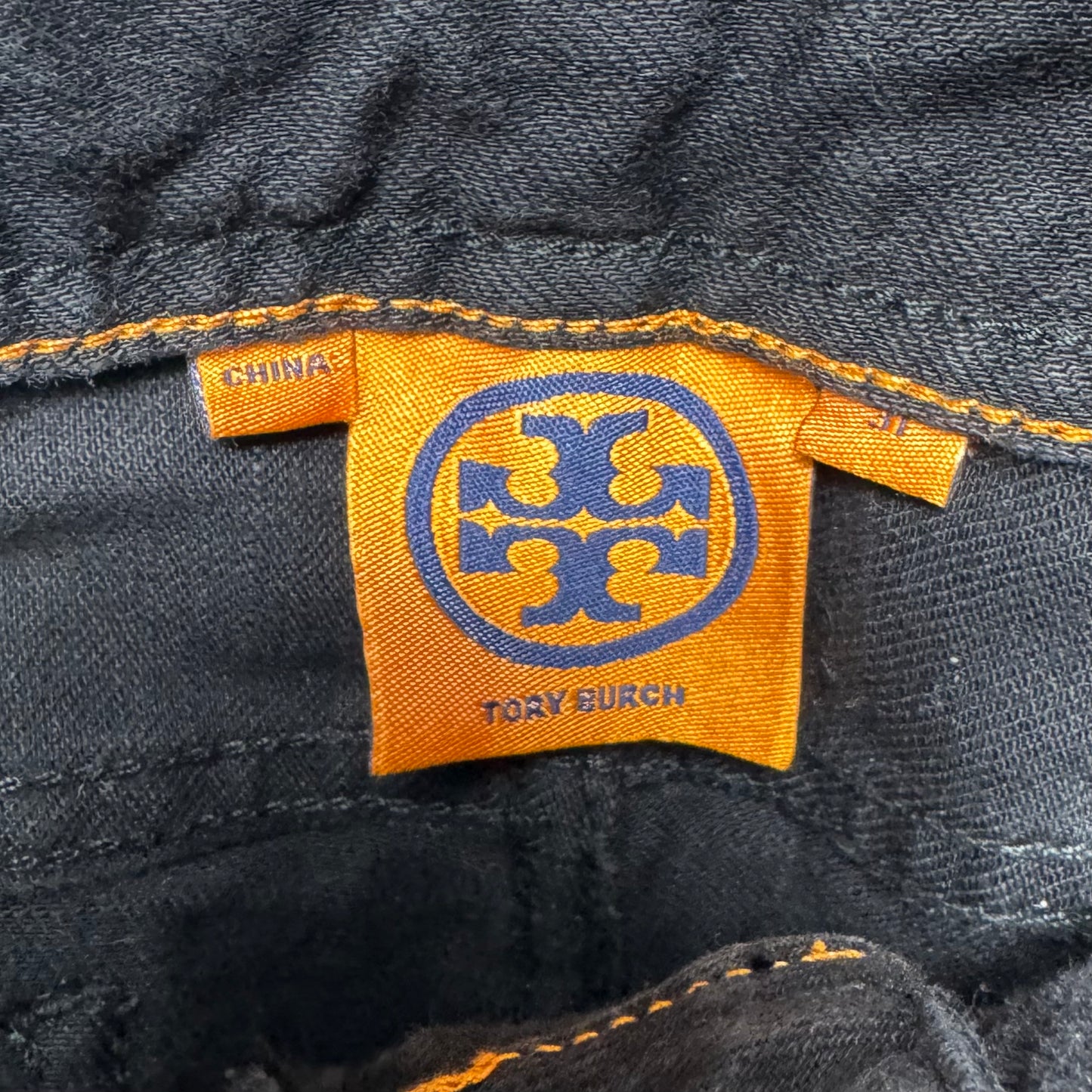 Bootcut Jeans Designer By Tory Burch In Black, Size: 12/31