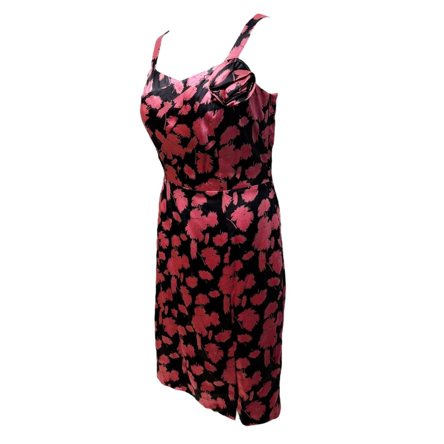 Silk Dress Casual Midi By Doncaster In Pink, Size: 8