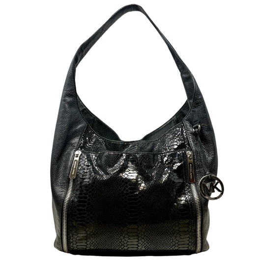 Python Leather Hobo By Michael By Michael Kors, Size: Medium