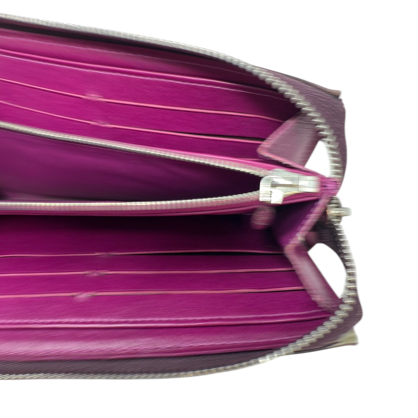 Astrid Wallet Luxury Designer By Louis Vuitton, In Cassis Epi Leather Size: Large