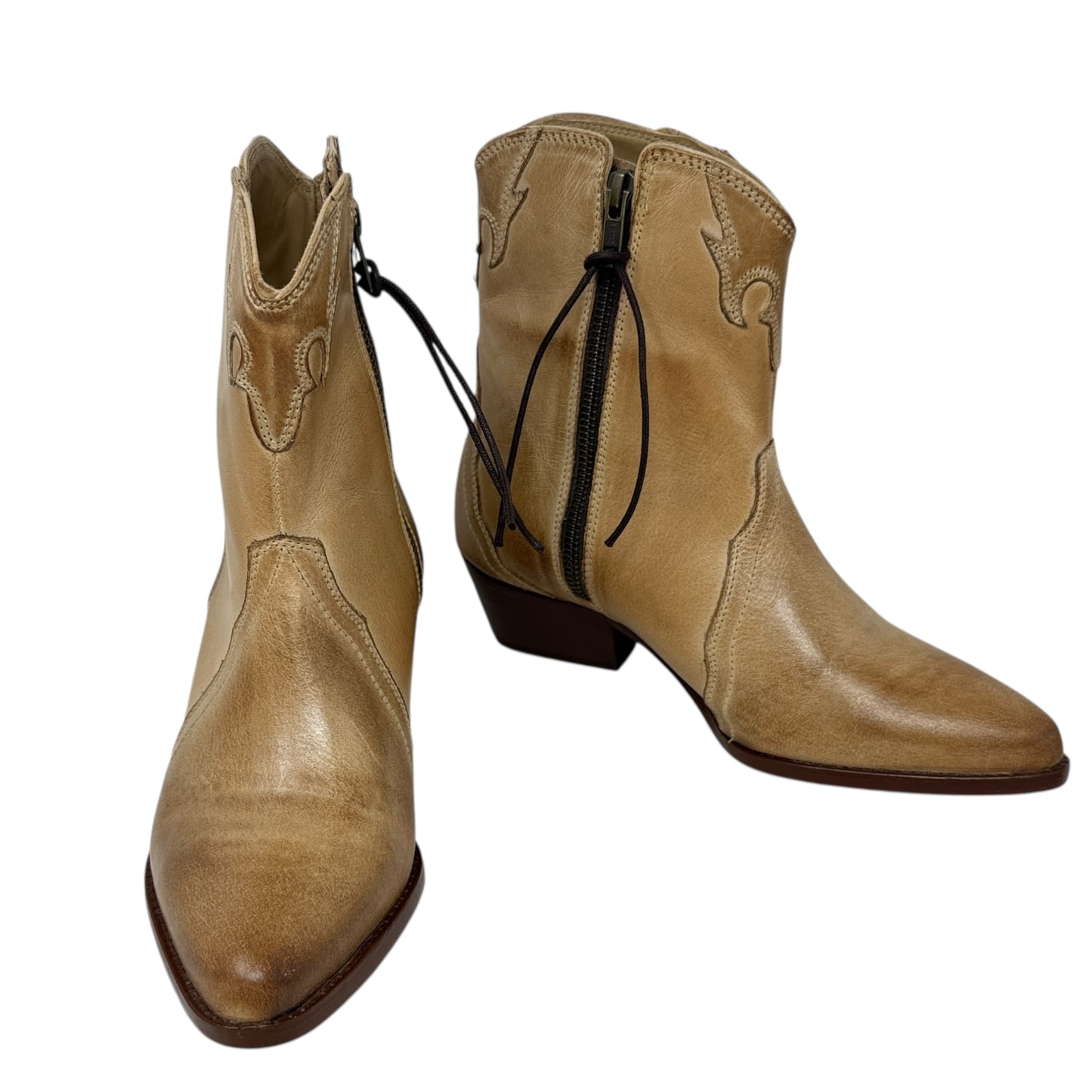 New Frontier Western Boots By Free People In Tan, Size: 7