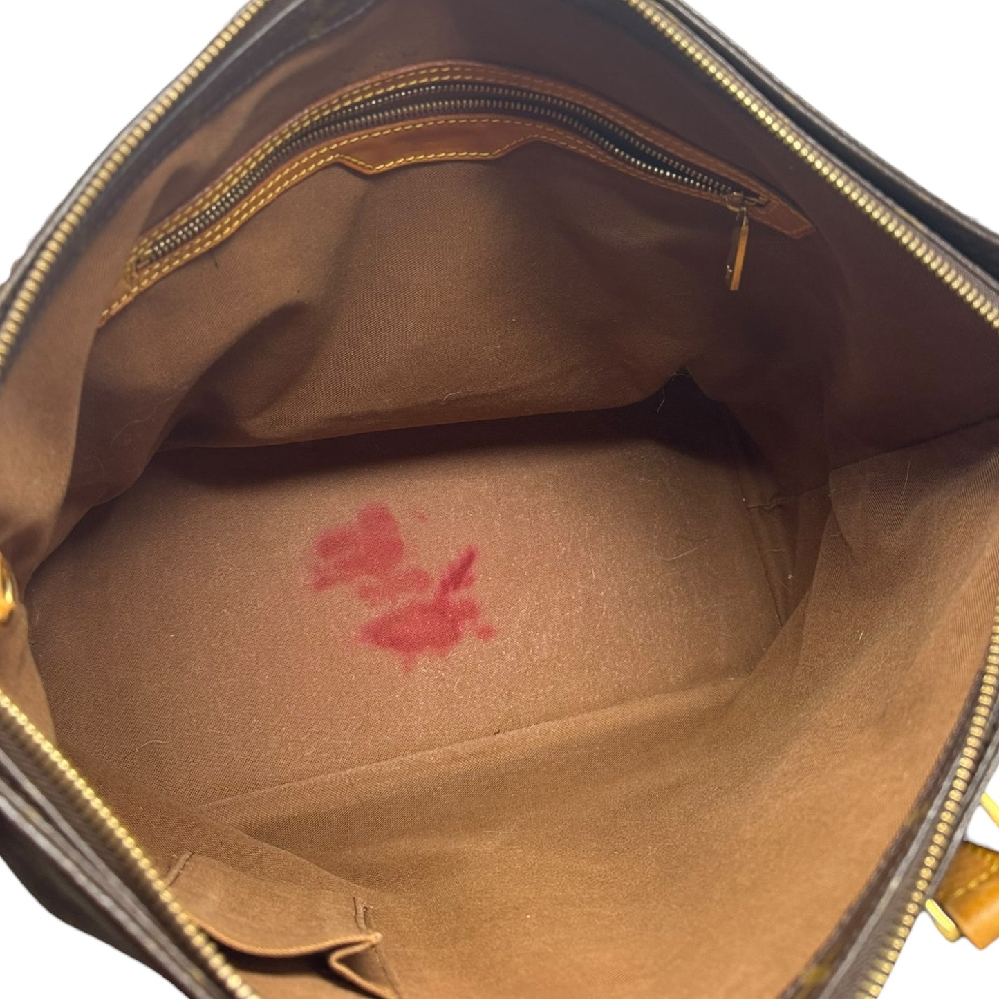 2002 Monogram Canvas Cabas Mezzo Tote Luxury Designer By Louis Vuitton, Size: Large