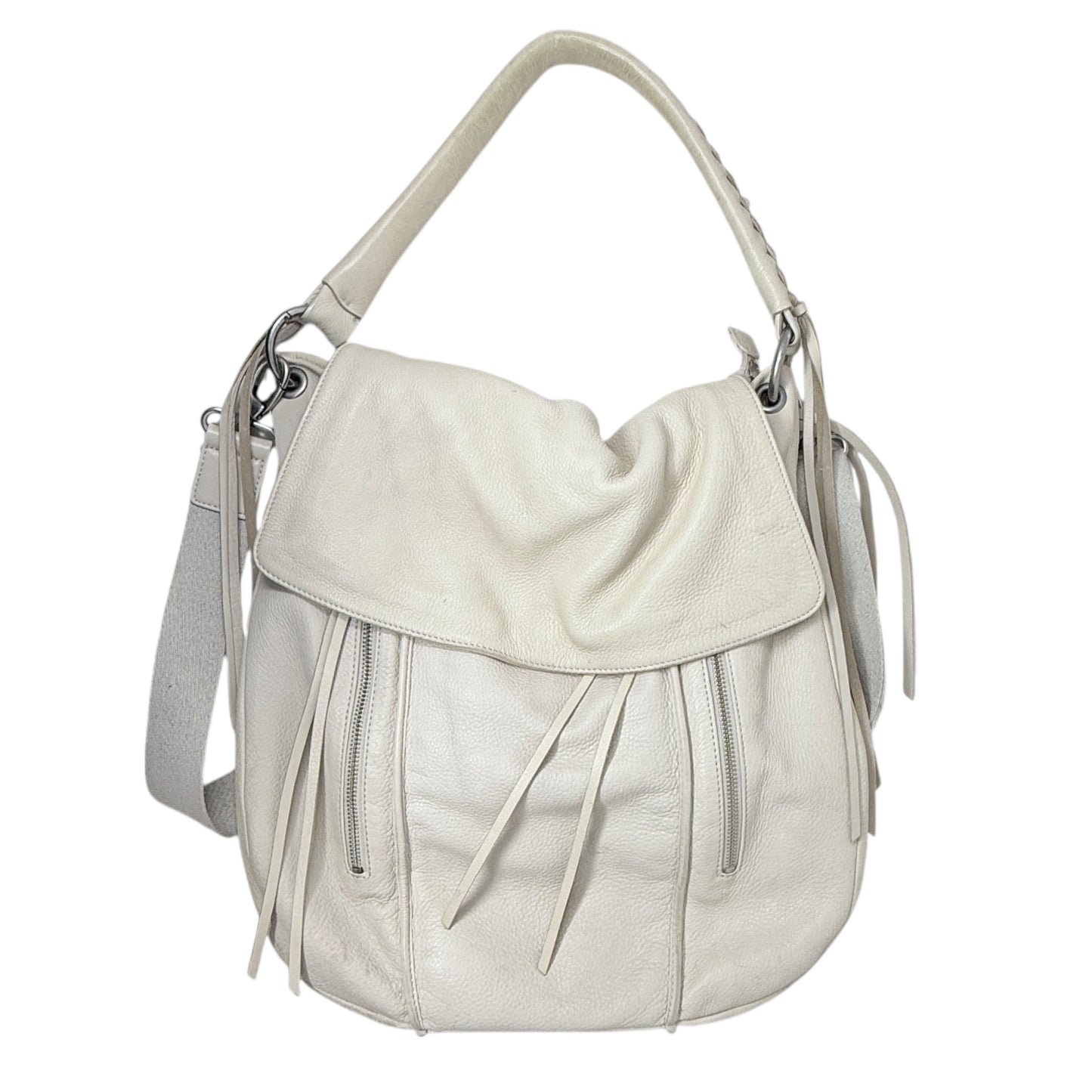 Vintage Leather Hobo Crossbody By Christopher Kon, Size: Large