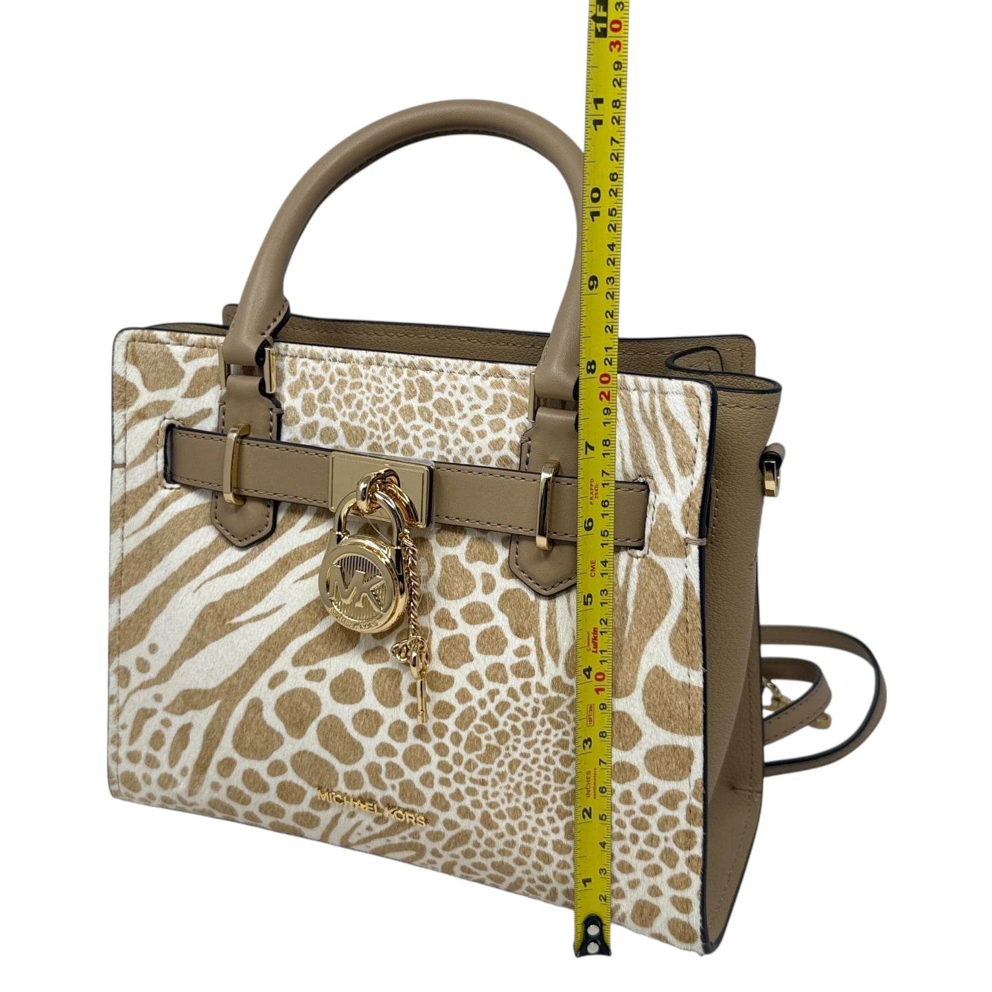 Hamilton Leather & Haircalf Satchel By Michael By Michael Kors, Size: Small