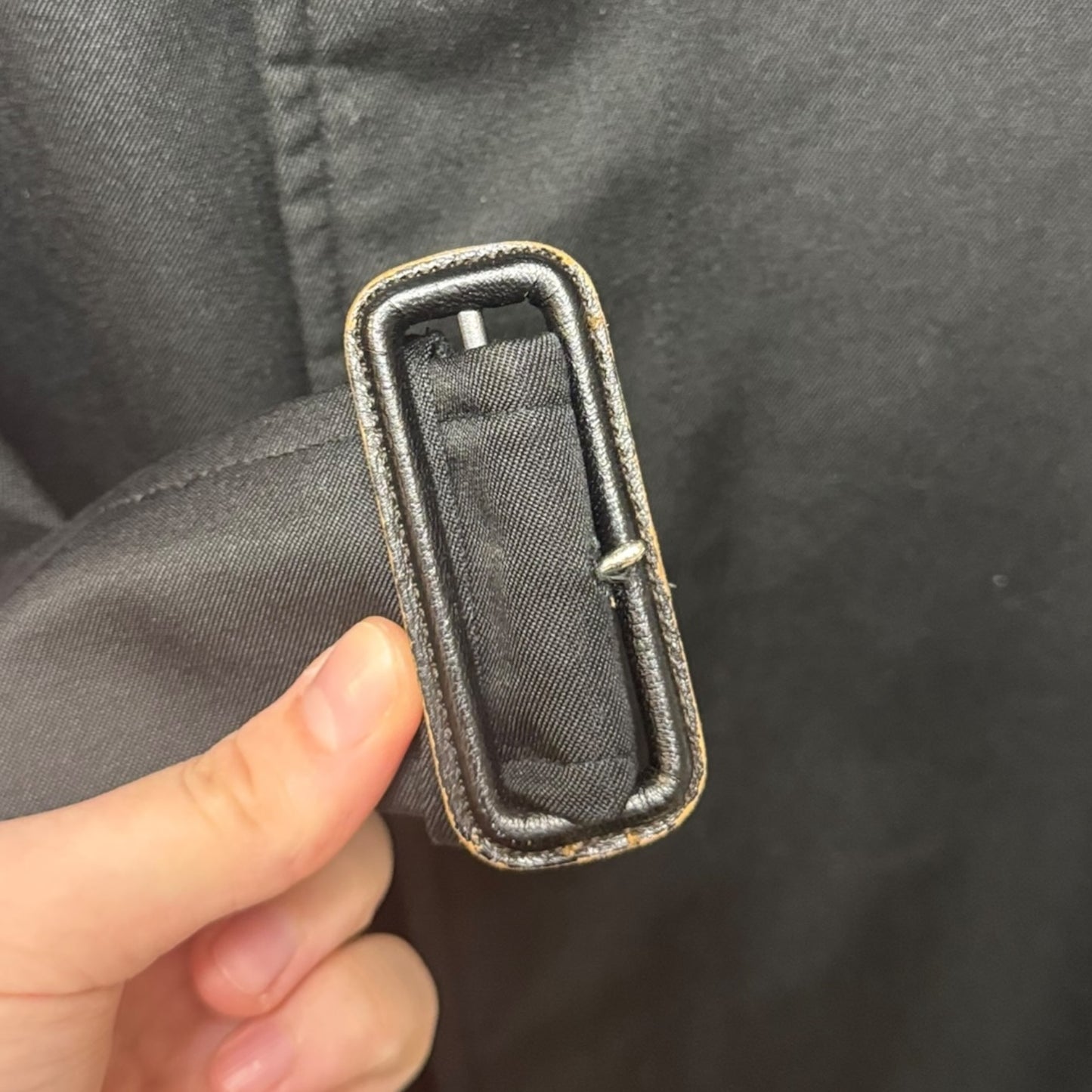 Nova Check Lined Belted Coat Luxury Designer By Burberry In Black, Size: XL (EU 46)