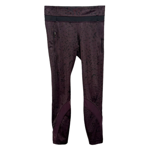 Inspire Tight II Luxtreme By Lululemon In Mesh Star Crushed Black Cherry, Size: 4