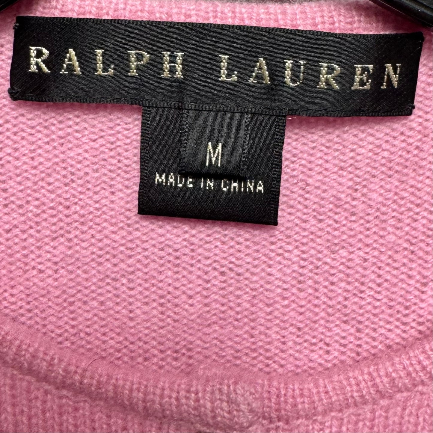 Sweater Cardigan Cashmere By Ralph Lauren Black Label In Pink, Size: M