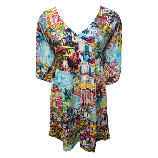 A-Line Dress Cannes By Johnny Was In Multi-colored, Size: Xxl