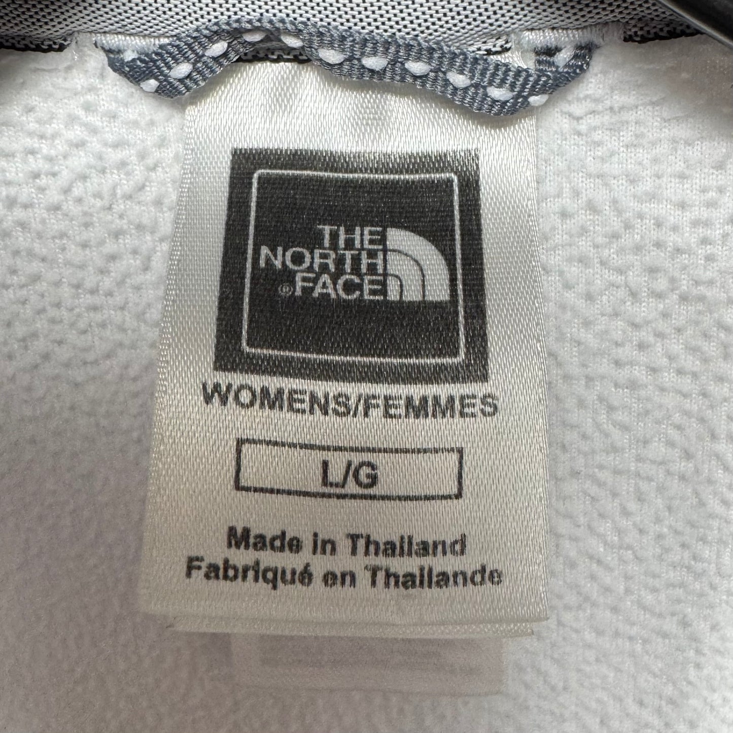 Athletic Jacket By The North Face In White, Size: L
