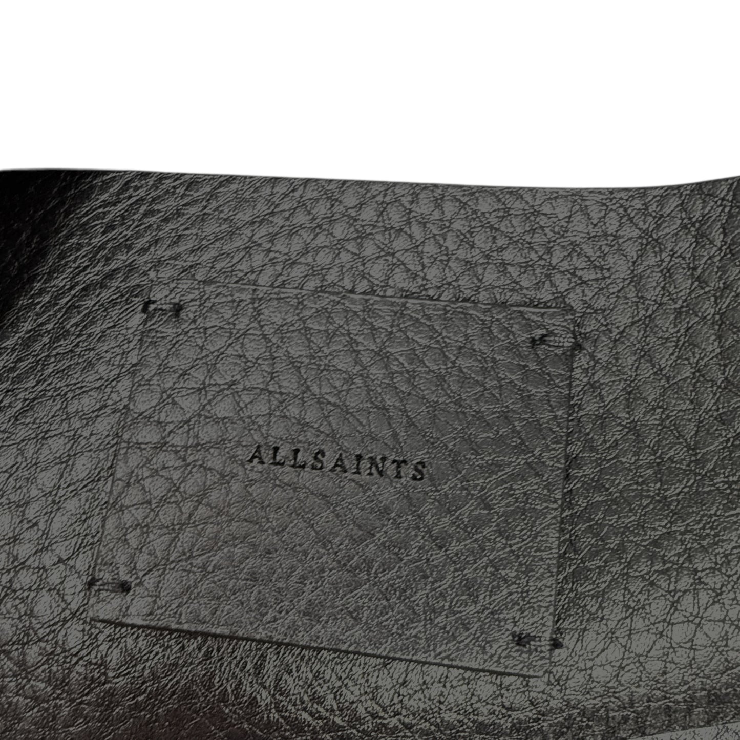 Captain N/S Leather Shoulder Bag with Pouch Designer By All Saints, Size: Large