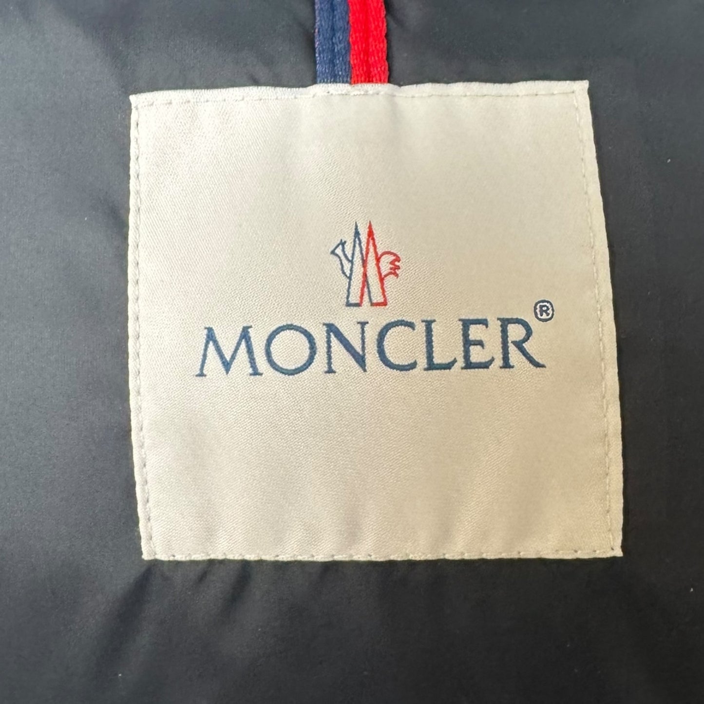 Betula Giubotto Goose Down Puffer Jacket Luxury Designer By Moncler In Black, Size: 0
