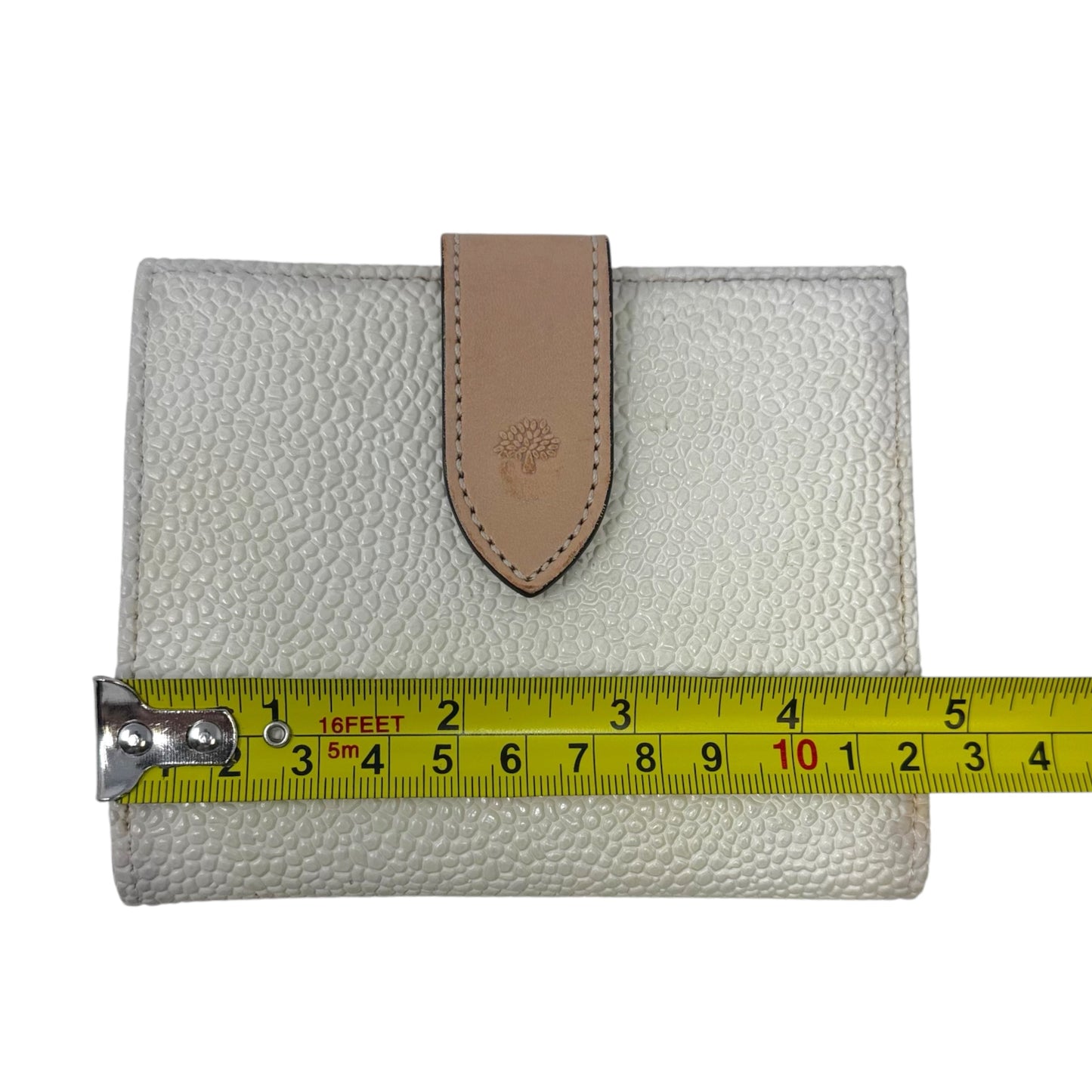 AS IS Scotch Grain Bifold Snap Wallet Luxury Designer By Mulberry, Size: Medium