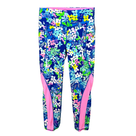 Luxletic Weekender Leggings By Lilly  Pulitzer In Social Sunset, Size: M