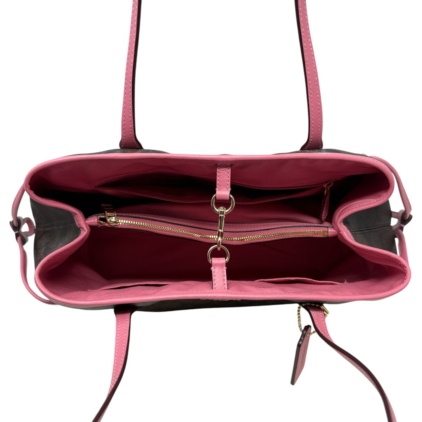Signature Drawstring Carryall Designer By Coach, Size: Medium