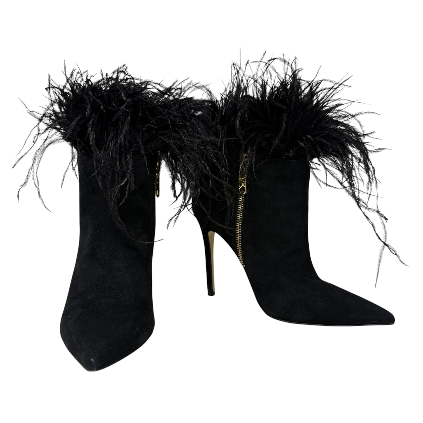 Whitby Feather Shooties By Michael By Michael Kors In Black, Size: 7.5