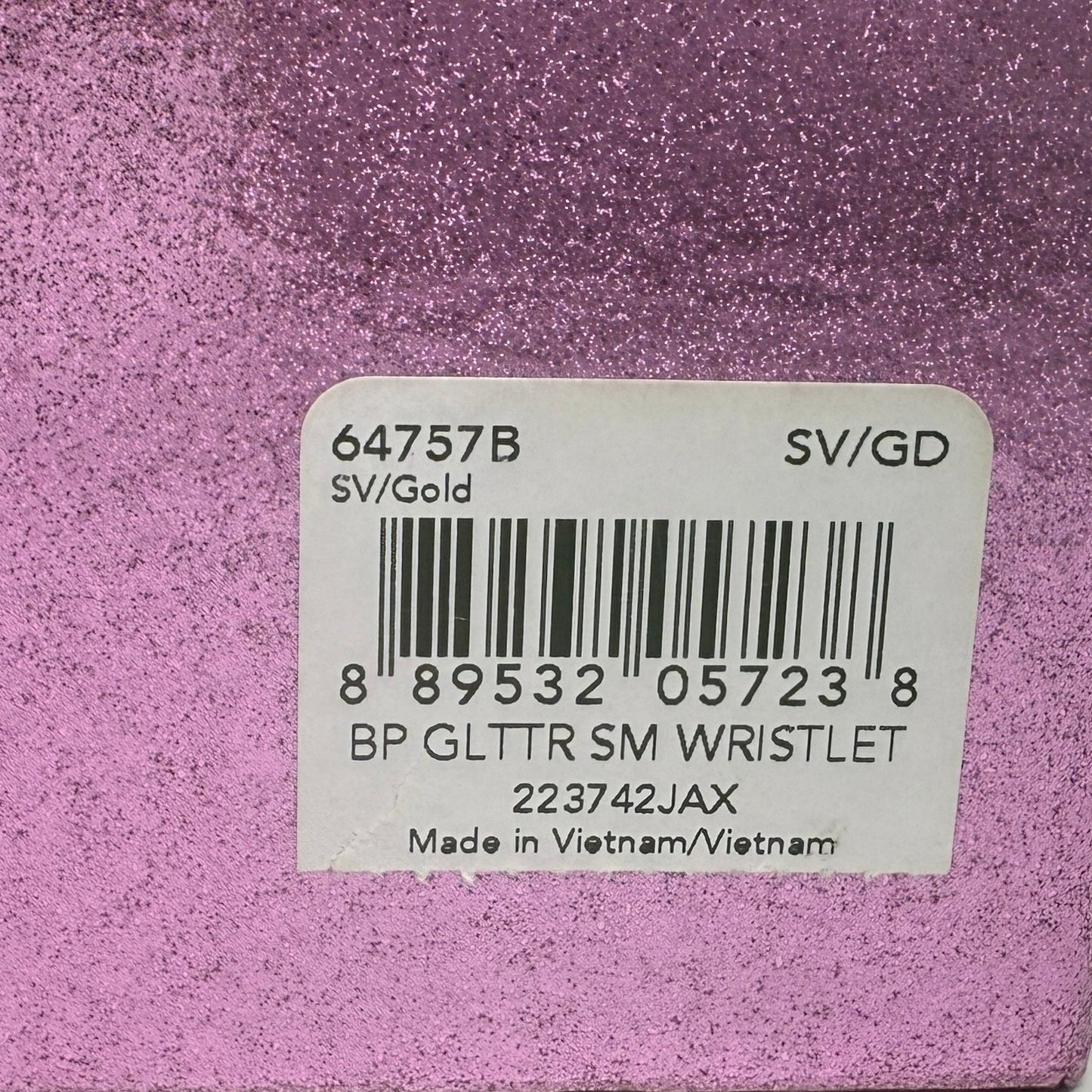 Boxed Glitter Wristlet Designer By Coach, Size: Small