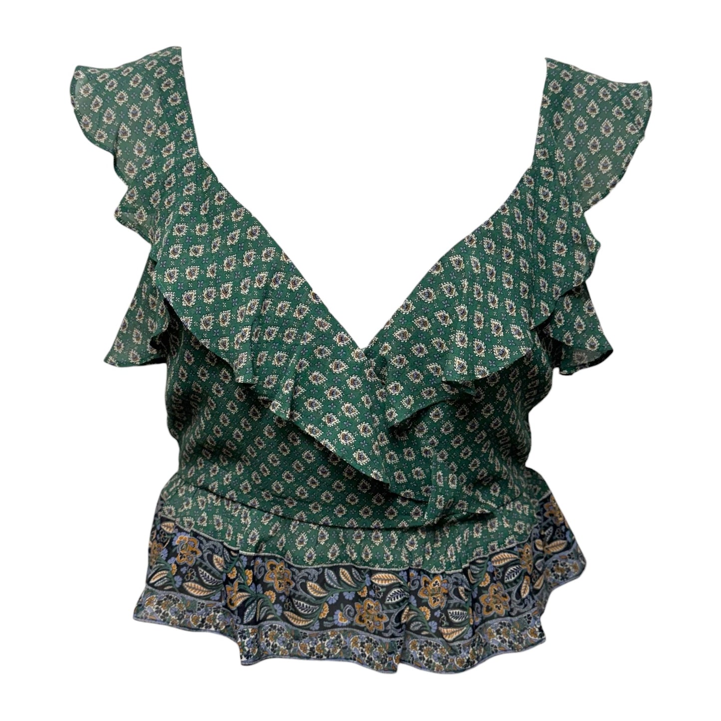 Randa Top Silk By Veronica Beard In Sea Glass Multi, Size: 6