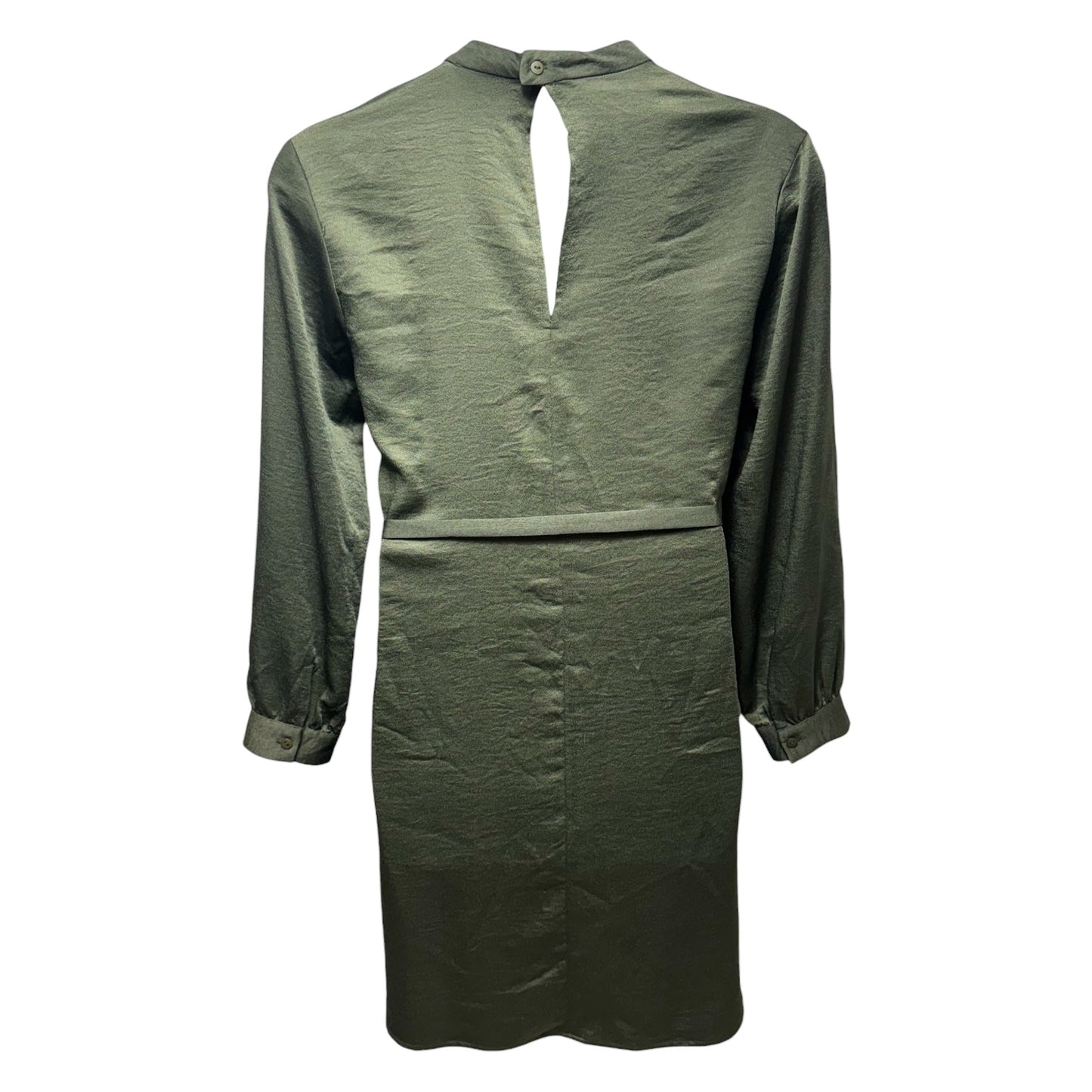 Belted Tunic Mini Dress By Ronen Chen In Green, Size: 6