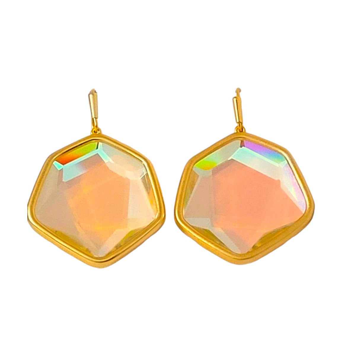 Vanessa Faceted Dichroic Glass Drop Earrings By Kendra Scott