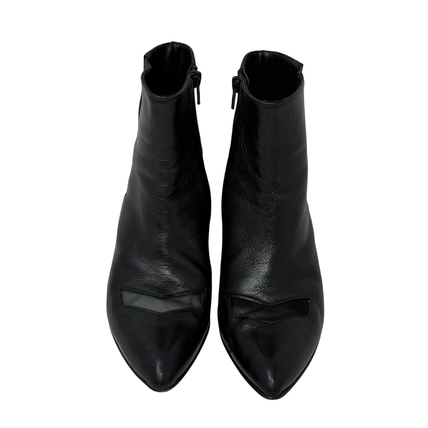 Slash Angular Ankle Boots By John Fluvog In Black, Size: 8