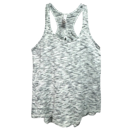 Tie It Up Singlet By Lululemon In Tiger Space Dye Black White, Size 4