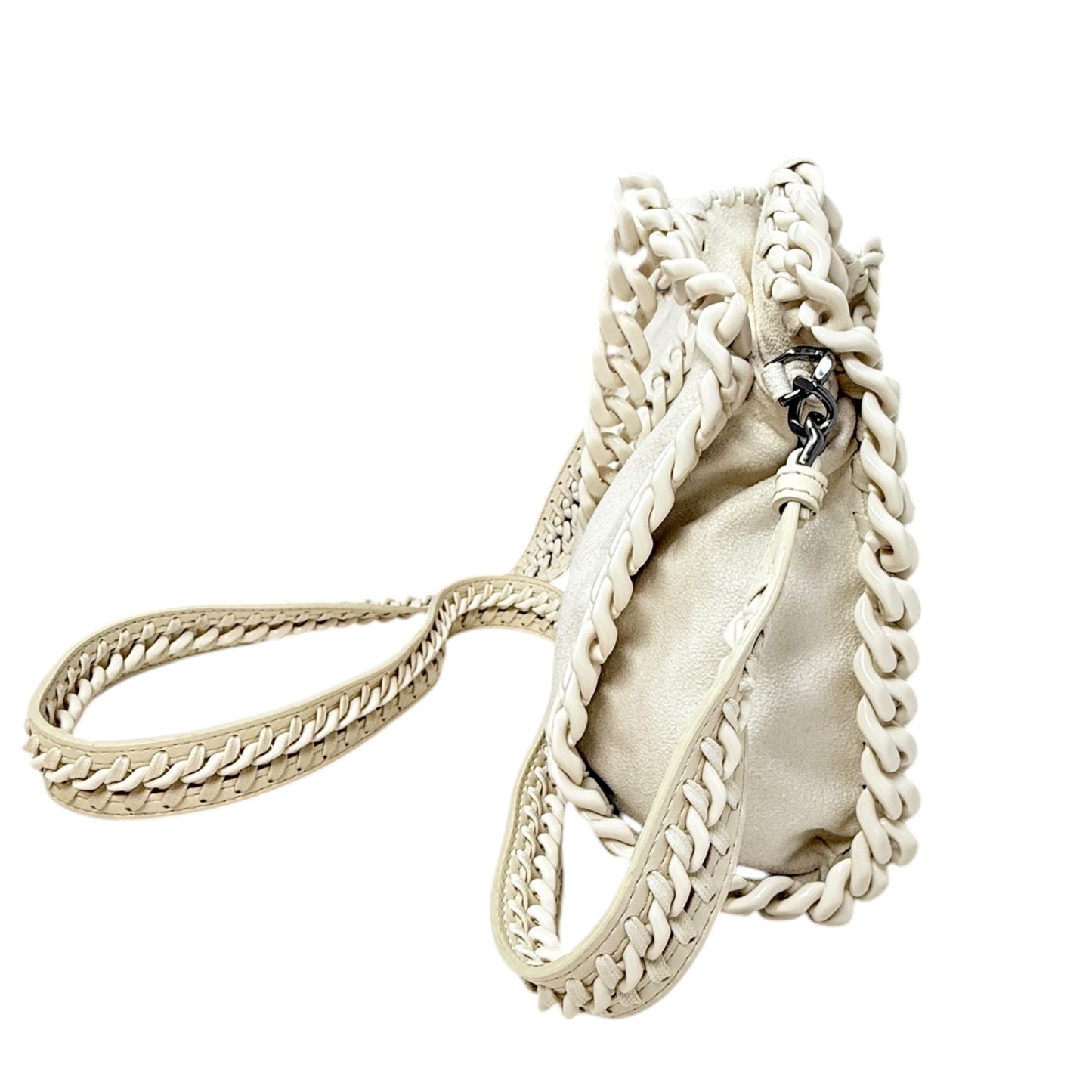 Falabella Candy Mini Shaggy Deer Vegan Leather Tote Luxury Designer By Stella Mccartney, Size: Medium