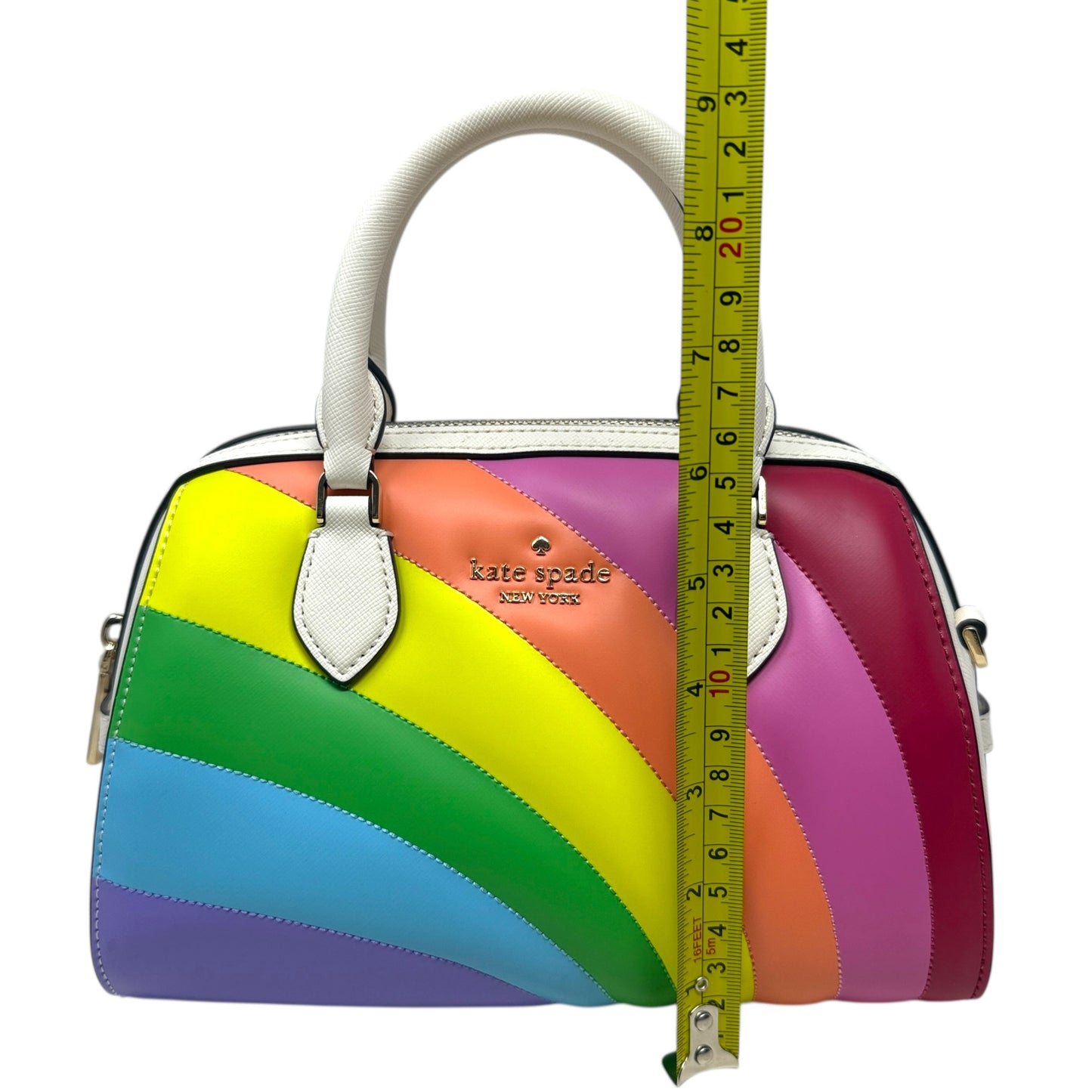 Madison Rainbow Collection Duffle Crossbody Designer By Kate Spade, Size: Medium